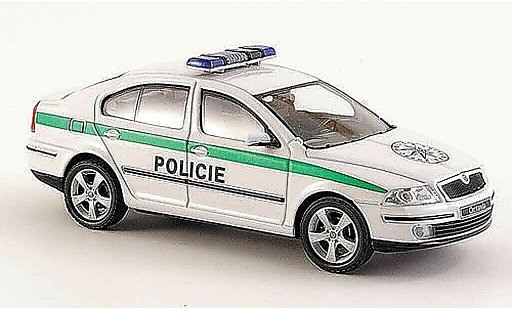 Skoda Octavia Livree Flotte 1/43 Abrex Policie Police Tschechien 2004 miniature