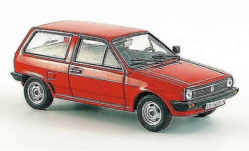 Volkswagen Polo Base 1/43 WhiteBox ii rouge miniature