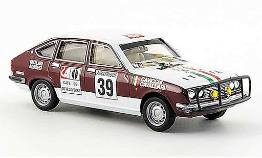 Lancia Beta berline 1/43 Pego no.39 italia rallye bandama 1973 miniature