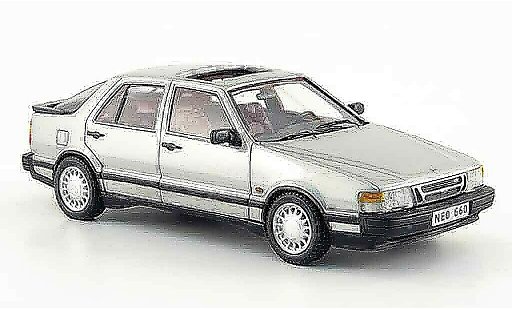 Saab 9000 Turbo 1/43 Neo grise 1988 miniature