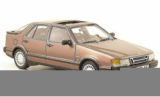 Saab 9000 Turbo 1/43 Neo brun 1988 miniature