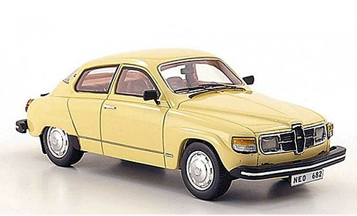 Saab 96 Base 1/43 Neo beige 1979 miniature