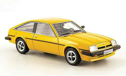 Opel Manta B B 1/43 Neo cc sr jaune 1980 miniature