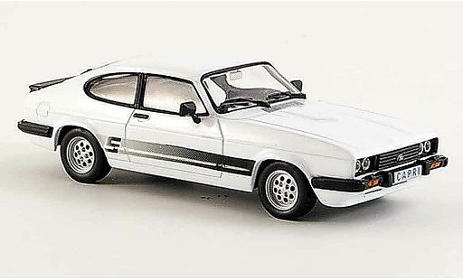 Ford Capri MK3 1/43 WhiteBox III blanche 1981 miniature