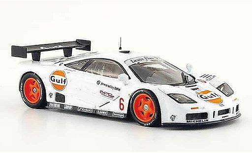 McLaren F1 GTR GTR 1/43 IXO No.6 Gulf BPR Paul Ricard 1996 miniature