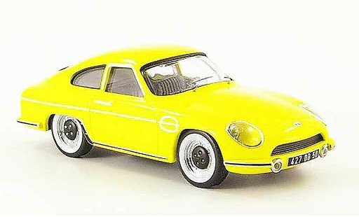 Panhard DB HBR 1958 1/43 IXO 5 jaune miniature