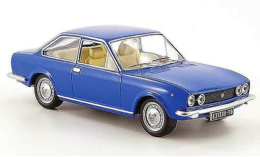 Fiat 124 Sport Coupe 1/43 IXO bleu 1971 miniature