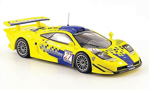 McLaren F1 GTR GTR 1/43 IXO No.27 Parabolica FIA GT Spa 1997 miniature
