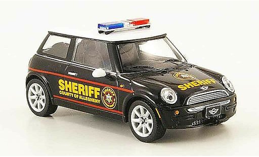 Mini Cooper D 1/43 IXO Allegheny County Sheriffs police 2004 miniature