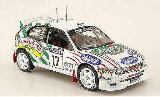 Toyota Corolla WRC 1/43 IXO No.17 Kesapoyta Rally Finland 2000 miniature