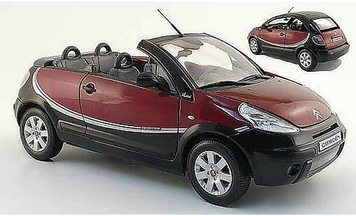 Citroen C3 Charleston 1/18 Norev pluriel rouge/noire 2008 miniature