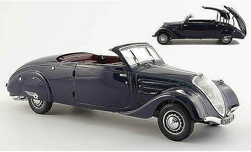 Peugeot 402 Eclipse 1/18 Norev bleu 1937 miniature