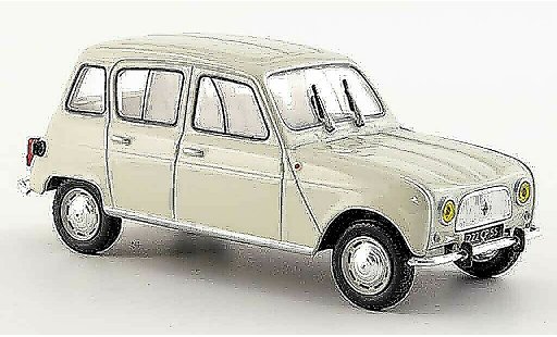 Renault 4 R3 1/43 Norev beige 1962 miniature