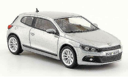 Volkswagen Scirocco Base 1/43 Norev 3 grise metallisee 2008 miniature