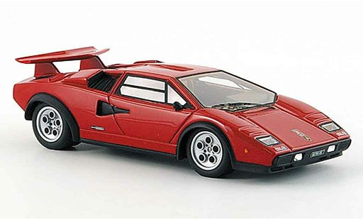 Lamborghini Countach LP 500 1/43 Look Smart s walter wolf rouge matnoire miniature