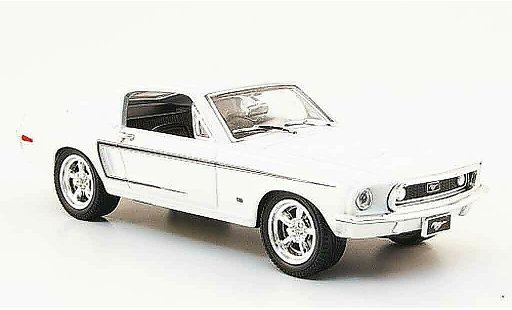 Ford Mustang Hardtop 1/43 Yat Ming blanche miniature