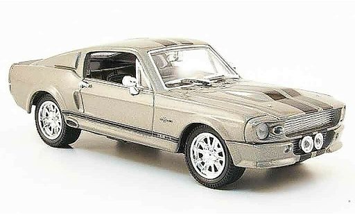Shelby GT 500 1967 1/43 Yat Ming grise noire miniature