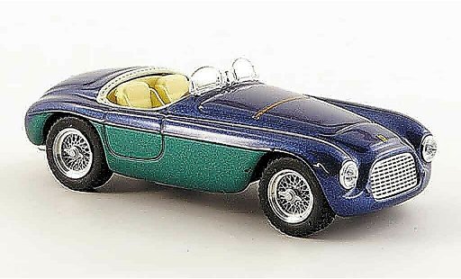 Ferrari 166 MM 1/43 Art Model barchetta touring bleu verte miniature