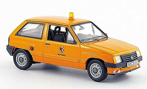 Opel Corsa A Base 1/43 Schuco a stadt nurnberg kommunalorange miniature