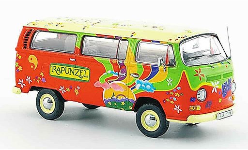 Volkswagen Combi Base 1/43 Schuco t2 a rapunzel fensterbus miniature