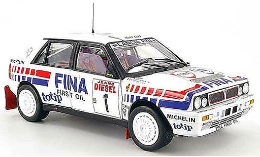 Lancia Delta HF Integrale 1/18 Sun Star 16v no.1 fina rallye san remo 1991 miniature