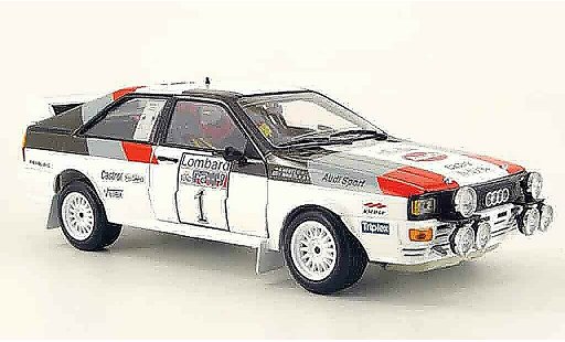 Audi Quattro rallye 1/18 Sun Star no.1 hertz vainqueur lombard 1982 miniature