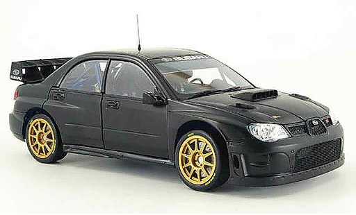 Subaru Impreza WRC 1/18 Sun Star noire flat noire plain version 2008 miniature