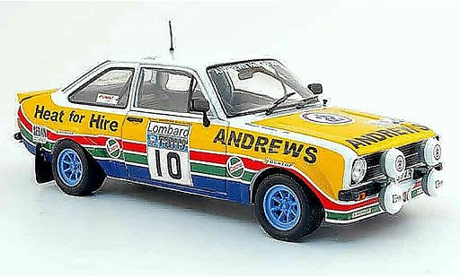 Ford Escort RS 1/18 Sun Star no.10 andrews lombard rallye gb 1979 miniature