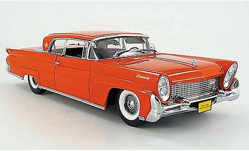 Lincoln Continental 1958 1/18 Sun Star mark iii hard top rouge miniature