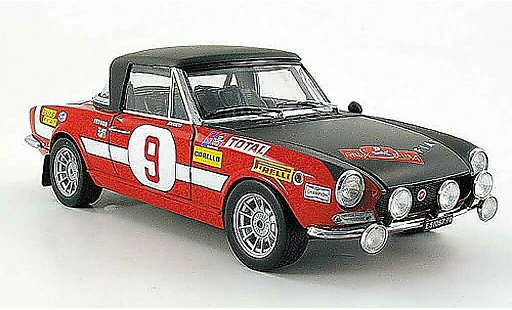 Fiat 124 Abarth 1/18 Sun Star no.9 trombotto/enrico rallye elba 1971 miniature