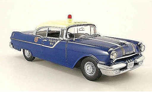 Pontiac Star Chief Hardtop 1/18 Sun Star hard top county of nassau n.y.police 1955 miniature