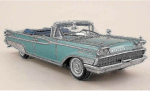 Mercury Parklane Convertible 1/18 Sun Star Cabriolet turquoise 1959 miniature