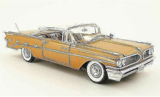 Pontiac Bonneville Hardtop 1/18 Sun Star marron/beige 1959 miniature
