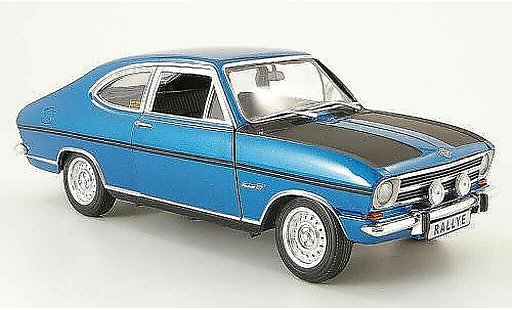 Opel Kadett C coupe 1/18 Revell b rallyee 1900 bleu/noire 1969 miniature