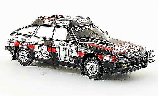 Citroen CX GTI 1/43 Norev 2400 no.126 rallye dakar 1981 miniature