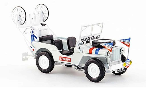 Jeep Willys Base 1/43 Norev Assistance Tour de France 1951 miniature