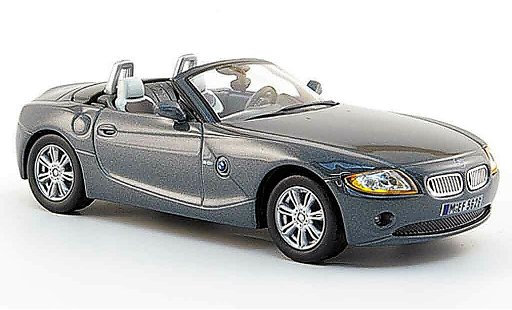 Bmw Z4 roadster 1/43 Solido E85 grise 2003 miniature