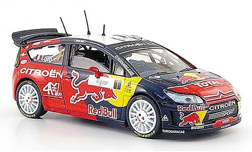 Citroen C4 WRC 2008 1/43 Solido No.1 Red Bull S.Loeb / D.Elena Tour de Corse miniature