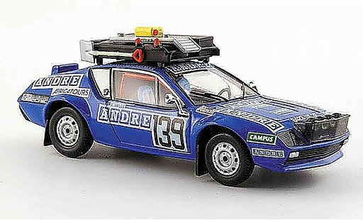 Alpine A310 rallye 1/43 Norev no.139 t.reverchon g.vails dakar 1981 miniature