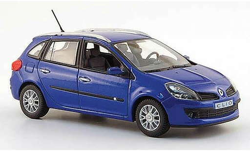 Renault Clio III 1/43 Norev Break bleu 2007 miniature