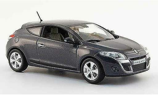 Renault Megane Coupe 1/43 Norev grise 2009 miniature