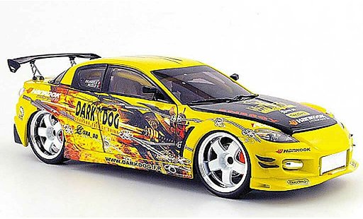 Mazda RX8 Base 1/18 Norev racing dark dog miniature