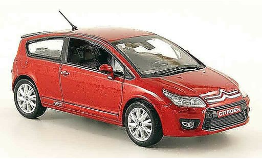 Citroen C4 Berline 1/43 Norev 3 turig rouge 2008 miniature