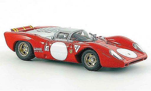 Ferrari 312 P 1/43 Best Coupe Monza Prova rouge/grise 1969 miniature