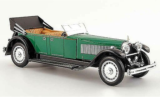 Bugatti 41 torpedo 1/43 Rio Royale verte/noire avec Motornachbild 1928 miniature