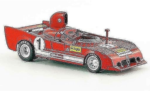 Alfa Romeo 33.3 sc12 1/43 M4 1976 sc 12 no.1 merzaio casoni coppa florio miniature