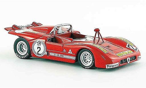 Alfa Romeo 33.3 tt3 1/43 M4 1972 tt no.2 c.facetti 1000 km di argentina miniature