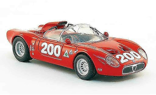Alfa Romeo 33.2 fleron 1/43 M4 1967 no. 200 russo todaro targa florio miniature