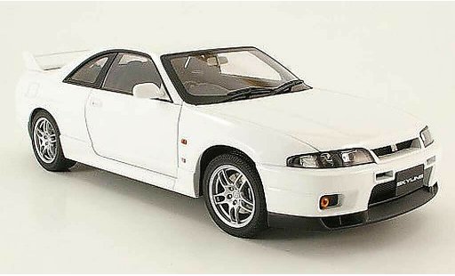 Nissan Skyline R33 1/18 Autoart gt-r v-spec blanche 1997 miniature