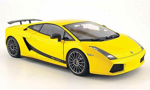 Lamborghini Gallardo Superleggera 1/18 Autoart jaune 2007 miniature